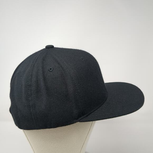 The Bump Stop Snapback Cap Black One Size Adjustable Embroidered Sport-Tek - Picture 5 of 9